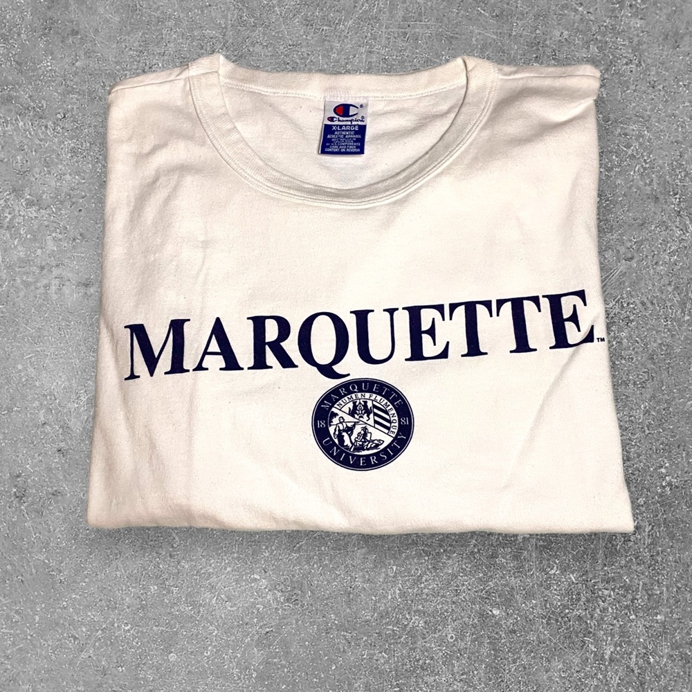 Vintage Champion Marquette University Wisconsin XL T shirt